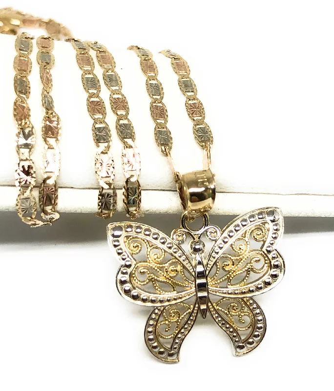 hammered gold stacking rings 14k Solid Gold 2-Tone Butterfly Pendant Necklace Valentina Chain hammered gold stacking rings 14k Solid Gold 2-Tone Butterfly Pendant Necklace Valentina Chain