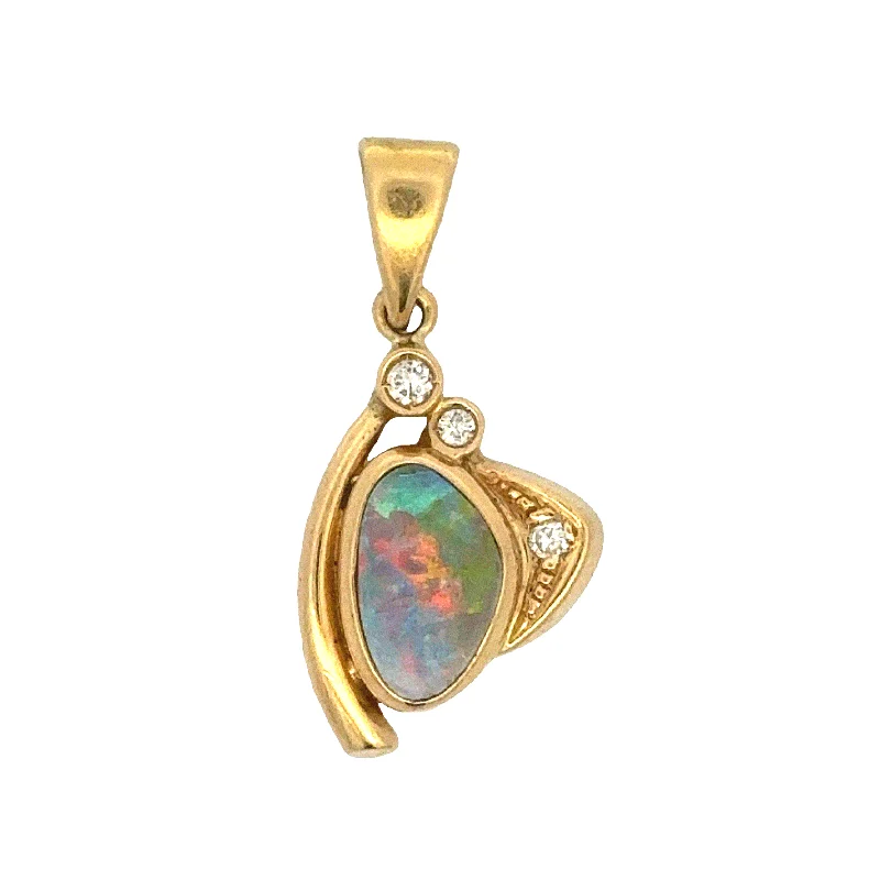 vintage cameo brooch jewelry Antique Opal Diamond Pendant