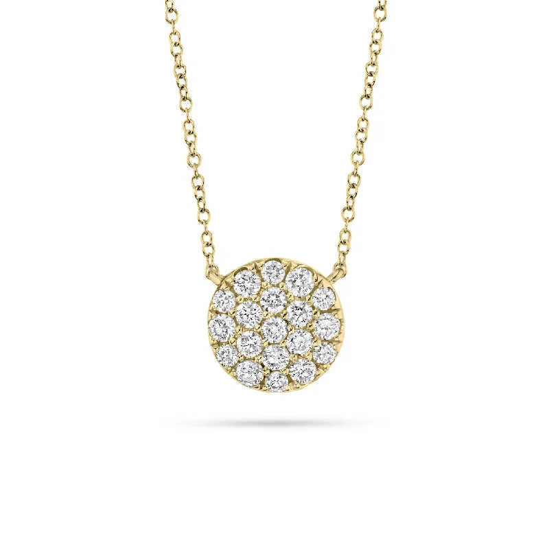 Diamond Disc Pendant