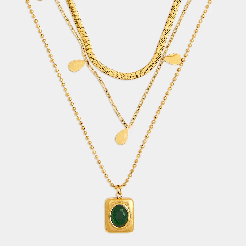 classic pearl choker necklace Lilian Layered Necklace