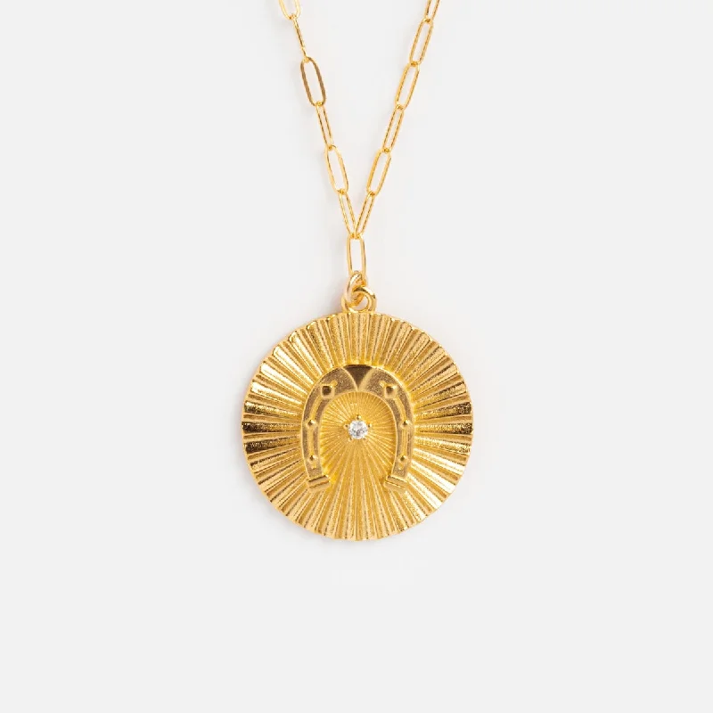 classic wedding set with diamonds Lucky Bitch Necklace