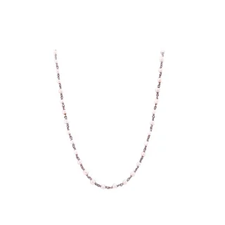 minimalist crystal quartz ring PEARL AND PLATINUM NECKLACE