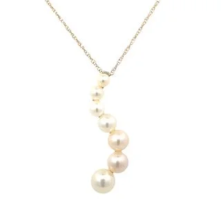 minimalist pearl pendant necklace Pearl Pendant