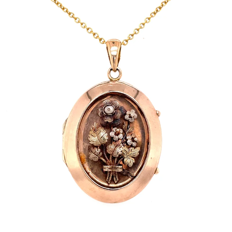 handmade gemstone anklet boho PICTURE FRAME FLOWER LOCKET