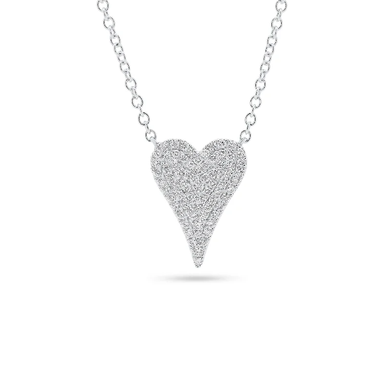 multi-gemstone eternity band Pave Set Full-cut Diamond Small Heart Pendant Necklace multi-gemstone eternity band Pave Set Full-cut Diamond Small Heart Pendant Necklace