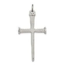 celestial galaxy planet earrings Sterling Nail Cross Pendant