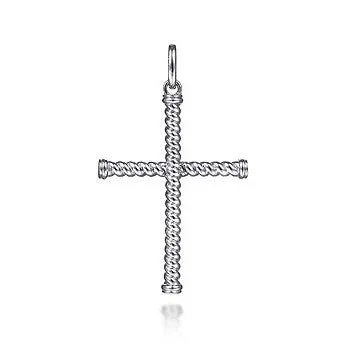 STERLING SILVER CROSS PENDANT