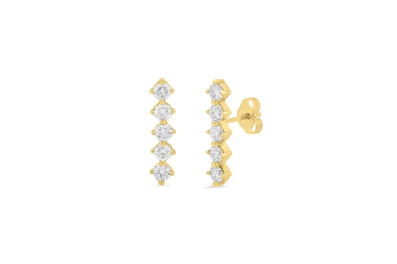 custom zodiac sign ring 5 Diamond Stud Earrings