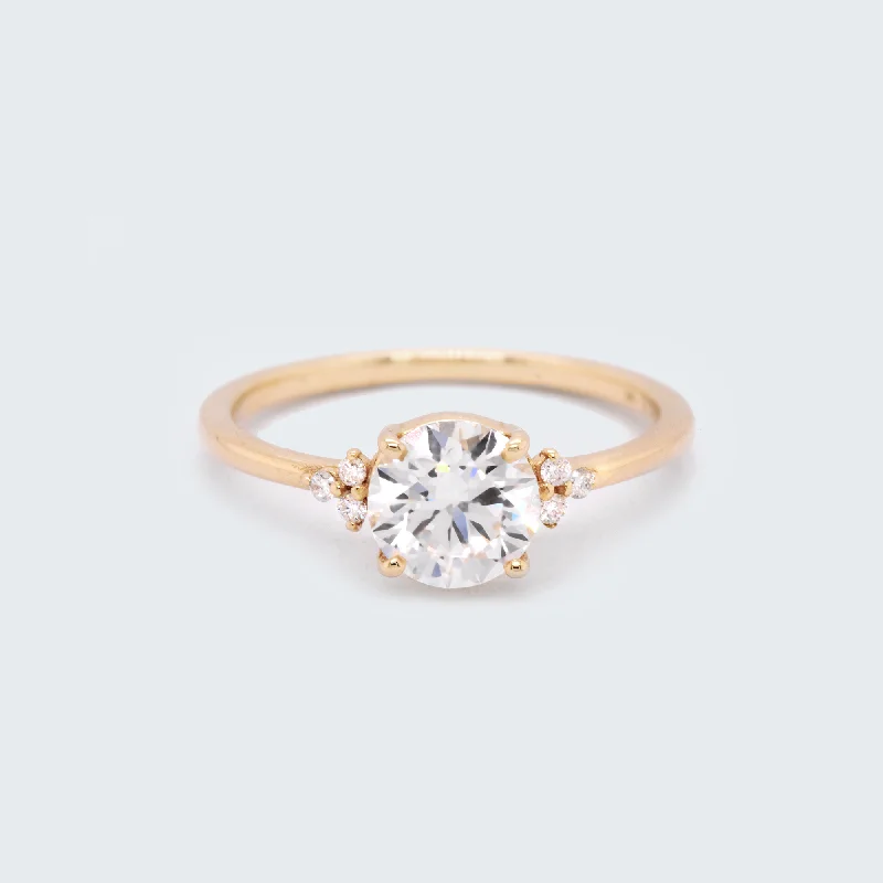 Anne Round Engagement Ring Setting