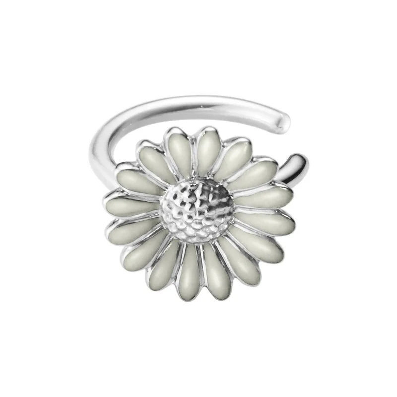 Daisy x Stine Goya Silver & White Ear Cuff