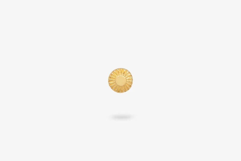 simple snake chain necklace IX Cent Gold Plated Stud