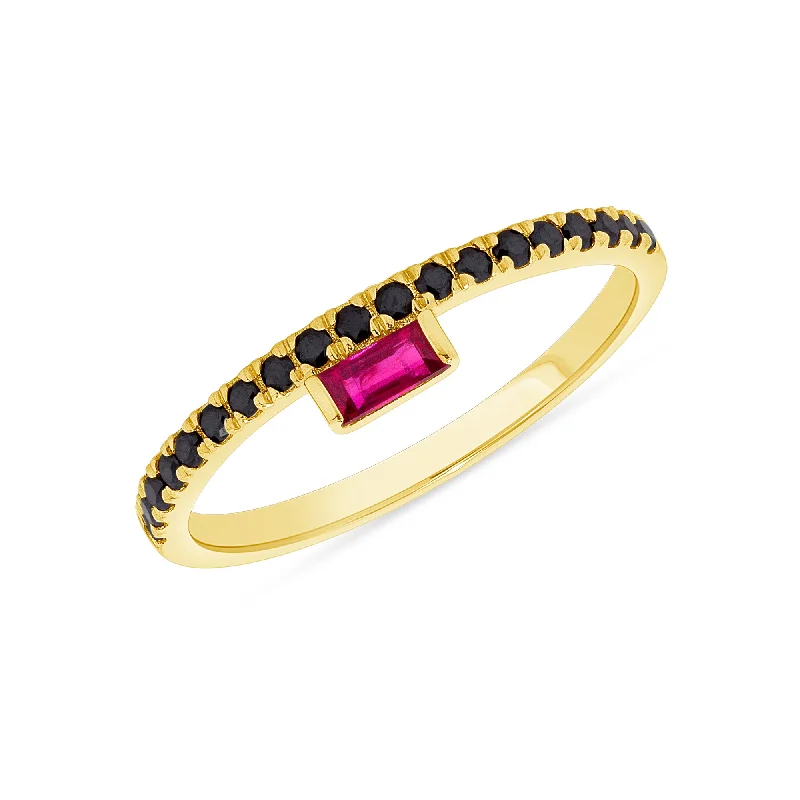 BLACK DIAMOND & RUBY BAND