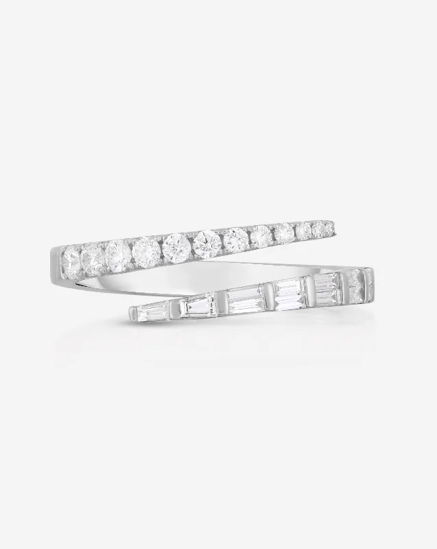 Luxe Open Diamond Wrap Ring