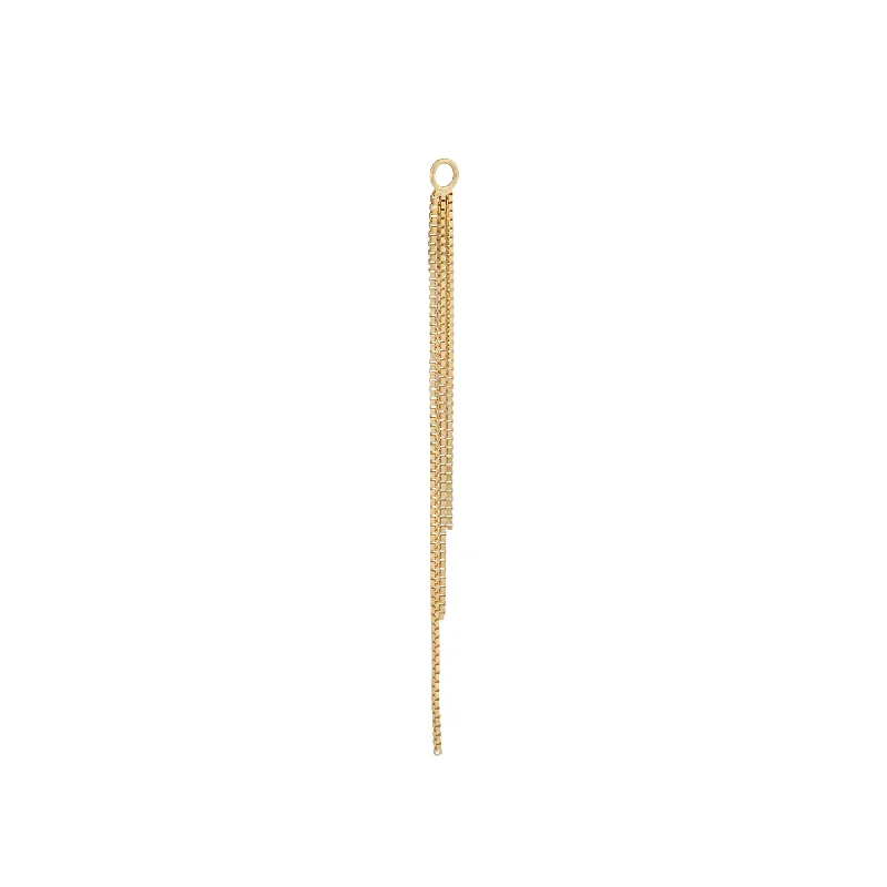 Tassel Charm 18K Gold Plated Stud