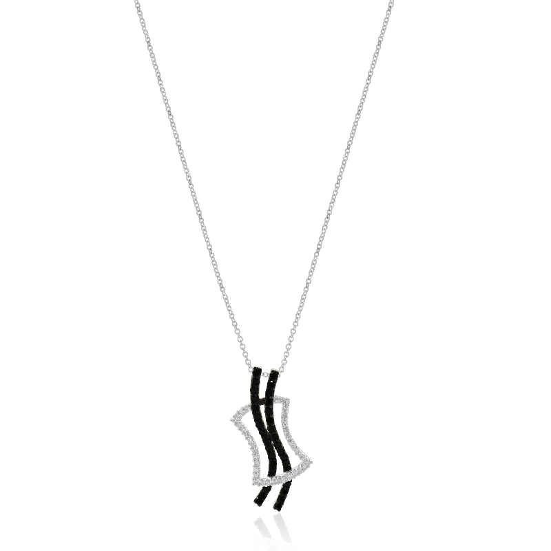 white gold diamond cluster ring 14 Karat White Gold Black and White Diamond Overpass Necklace white gold diamond cluster ring 14 Karat White Gold Black and White Diamond Overpass Necklace
