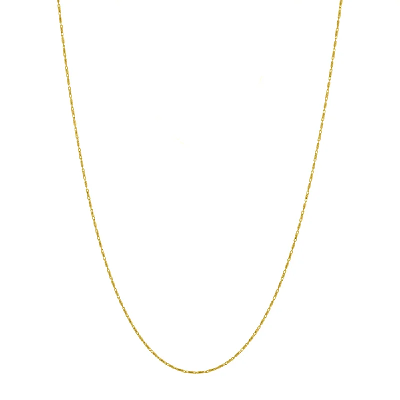 dainty heart charm necklace 14Y Lumacina 1.05 mm Chain