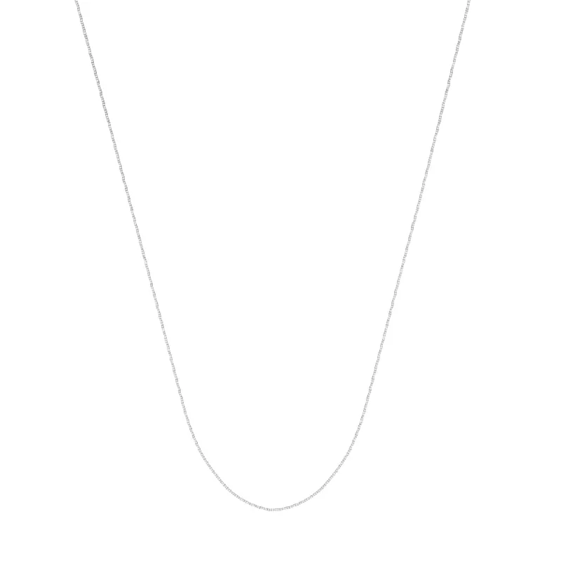 luxury emerald ring platinum 14kt White Gold Box Chain, 20 inches
