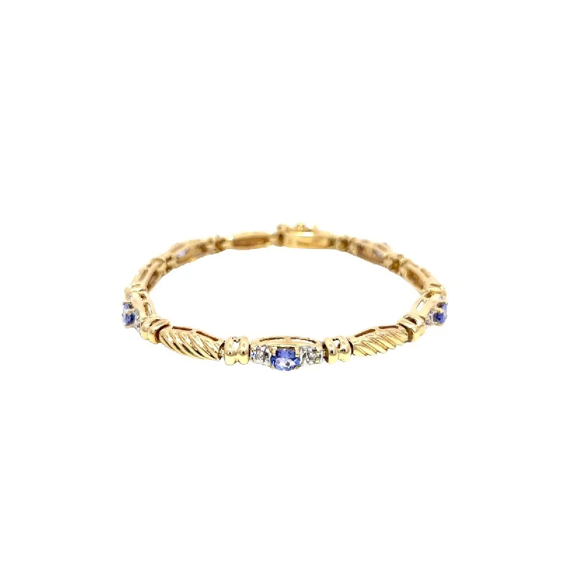 Pre-Owned Tanzanite and Diamond Bracelet