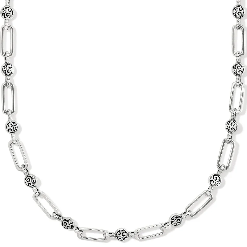 minimalist birthstone bangle Brighton Mingle Links Necklace