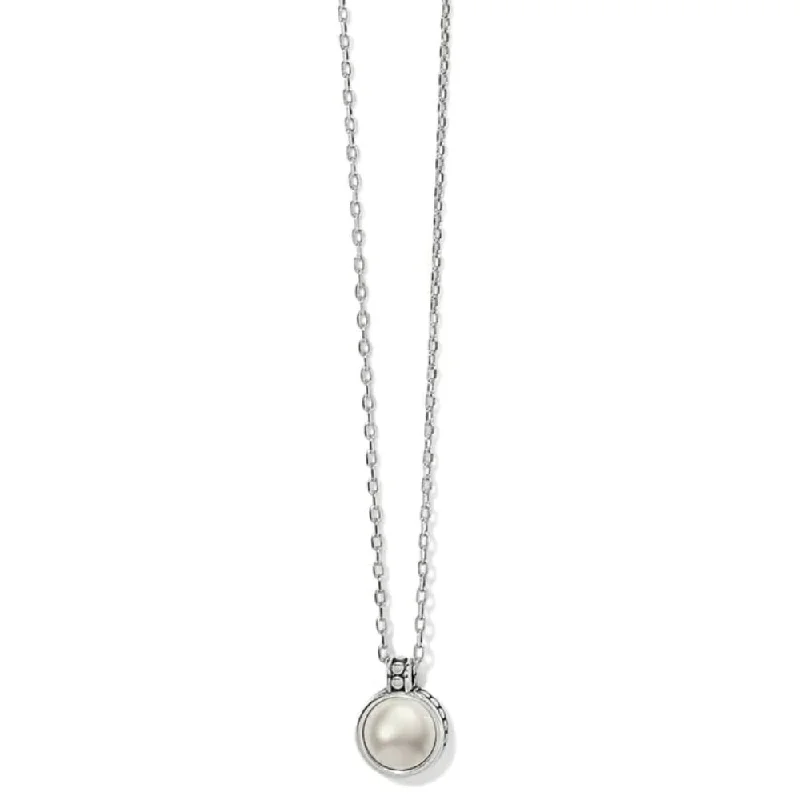 Brighton Pebble Dot Pearl Short Necklace