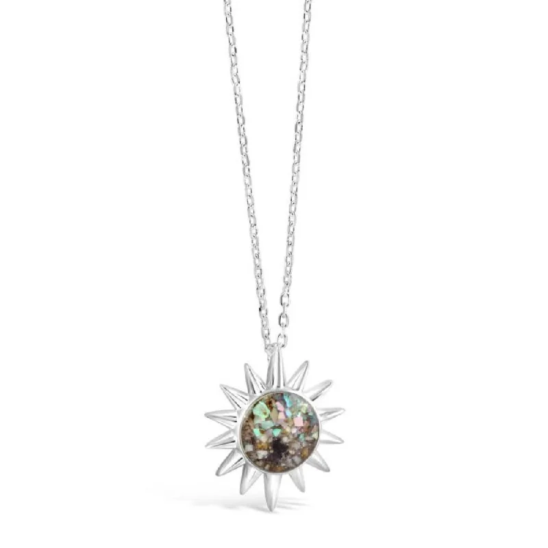titanium wedding band men’s black Dune Sterling Silver The Sun Necklace - Short - Abalone Gradient titanium wedding band men’s black Dune Sterling Silver The Sun Necklace - Short - Abalone Gradient