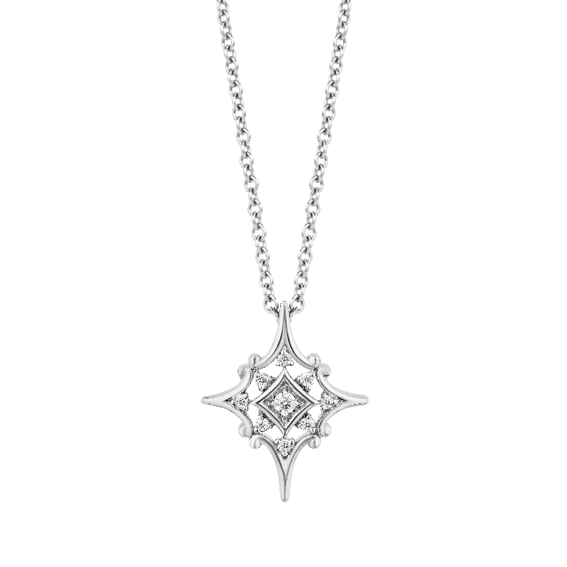 modern hexagon stud earrings Hallmark Fine Jewelry Lace North Star Pendant in Sterling Silver with Diamonds modern hexagon stud earrings Hallmark Fine Jewelry Lace North Star Pendant in Sterling Silver with Diamonds