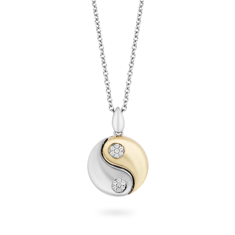 classic gemstone stud earrings Hallmark Fine Jewelry Modern Ying-Yang Pendant in Sterling Silver and 14K Yellow Gold with Diamond Accents classic gemstone stud earrings Hallmark Fine Jewelry Modern Ying-Yang Pendant in Sterling Silver and 14K Yellow Gold with Diamond Accents