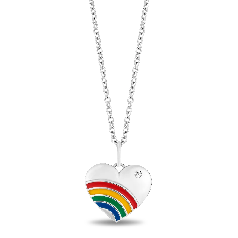 round-cut blue sapphire earrings Hallmark Fine Jewelry Sterling Silver and Enamel Rainbow Heart Necklace with Accent Diamonds round-cut blue sapphire earrings Hallmark Fine Jewelry Sterling Silver and Enamel Rainbow Heart Necklace with Accent Diamonds