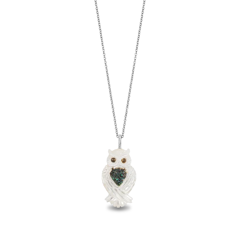 multi-gemstone eternity band Hallmark Fine Jewelry Wise Mother Owl Pendant in Carved Mother of Pearl and Sterling Silver with Diamonds multi-gemstone eternity band Hallmark Fine Jewelry Wise Mother Owl Pendant in Carved Mother of Pearl and Sterling Silver with Diamonds