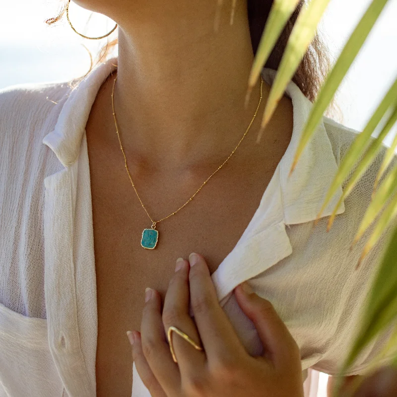 unique crystal bar necklace Ibiza Necklace