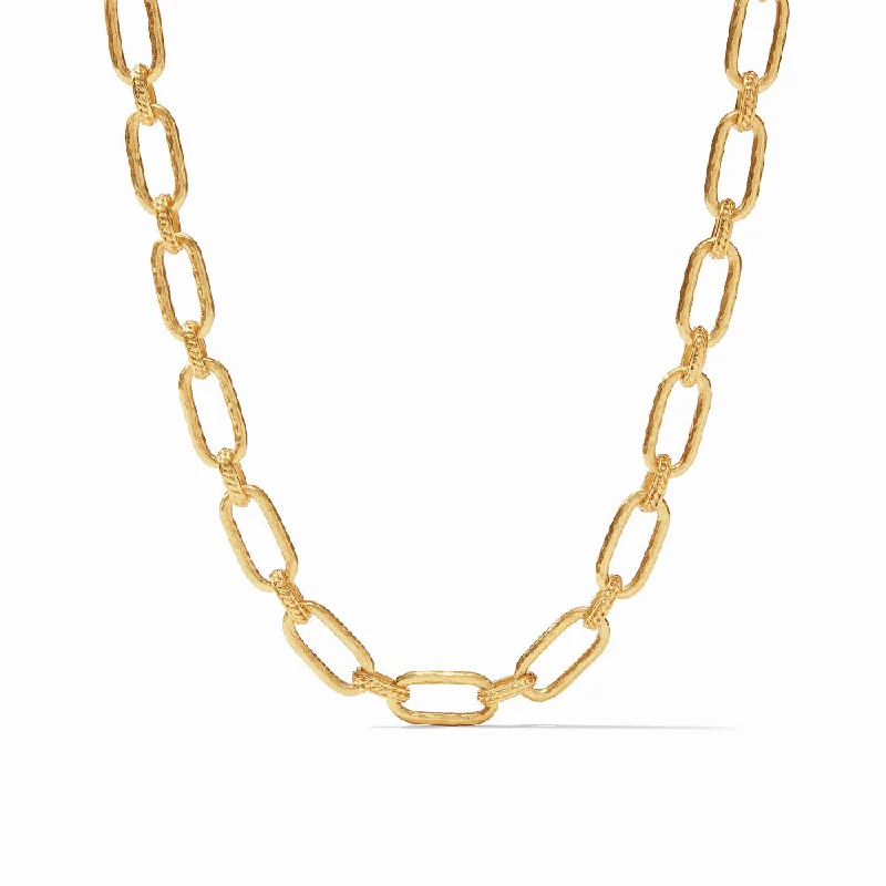 silver-plated bar necklace Julie Vos Trieste Link Necklace