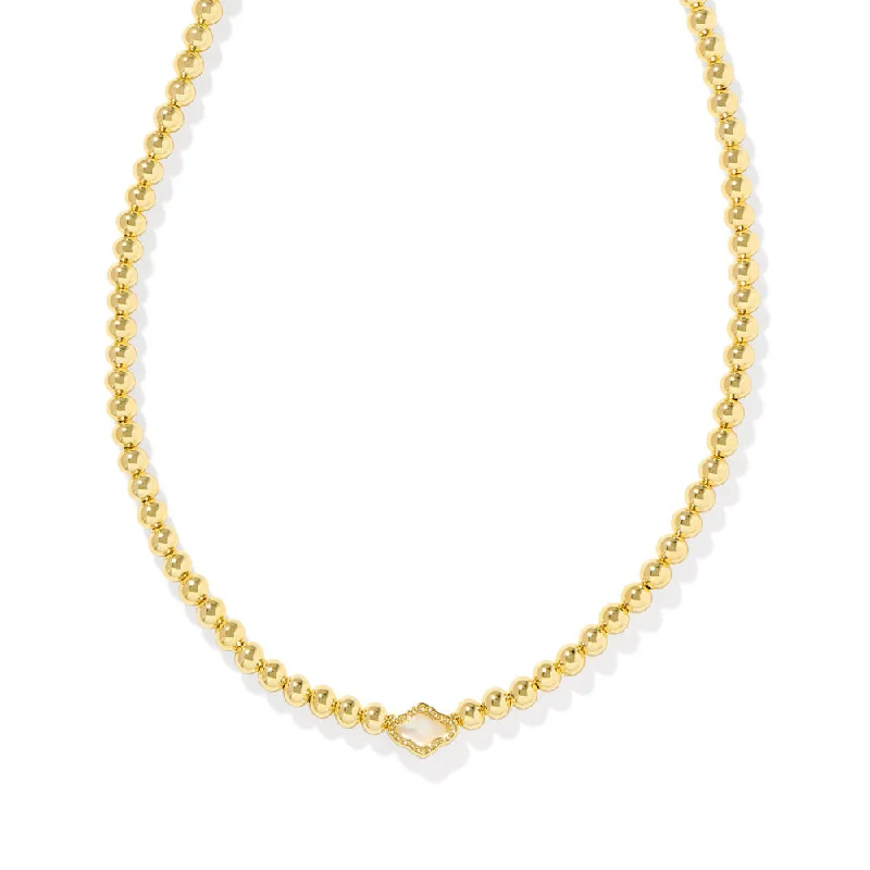 minimalist diamond stud earrings Kendra Scott Abbie Beaded Necklace
