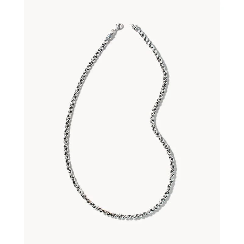 diamond tennis bracelet real Scott Bros. Beck Rope Chain Necklace In Oxidized Sterling Silver diamond tennis bracelet real Scott Bros. Beck Rope Chain Necklace In Oxidized Sterling Silver