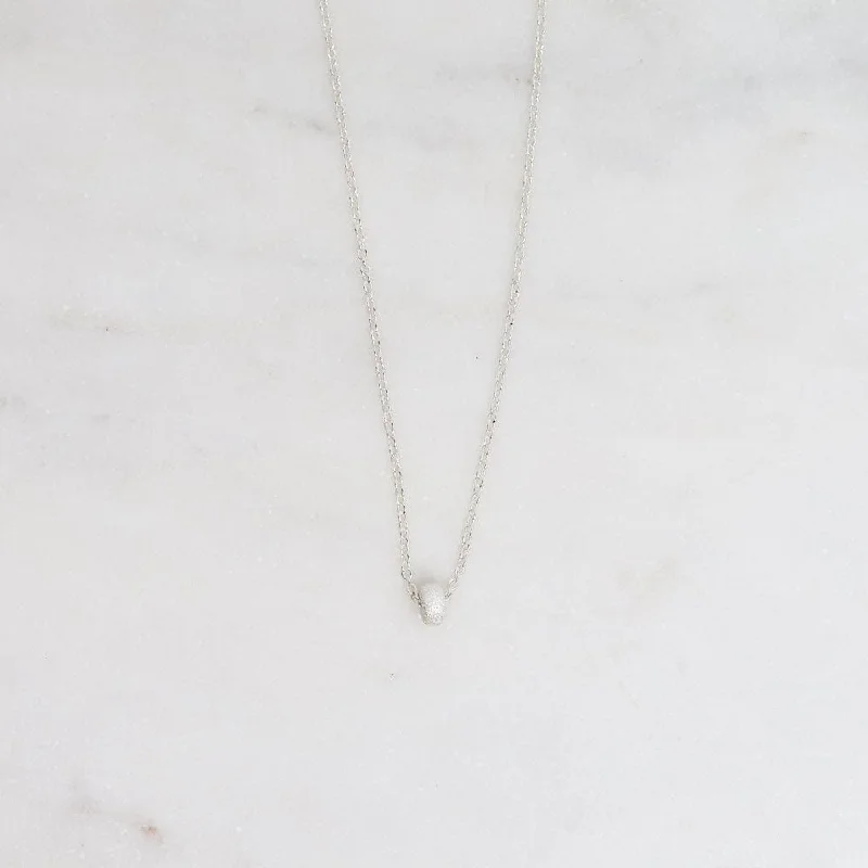 vintage lock and key necklace Sterling Silver Chain with Single Tiny Stardust Bead Necklace vintage lock and key necklace Sterling Silver Chain with Single Tiny Stardust Bead Necklace
