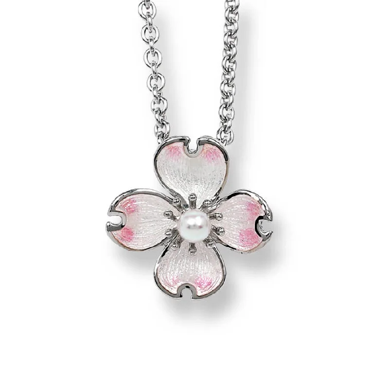 eternity ring for anniversary Nicole Barr White Dogwood Necklace