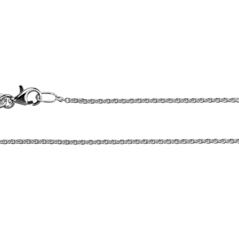 beaded wrap bracelet handmade Sterling Silver 18-20" Cable Chain Necklace