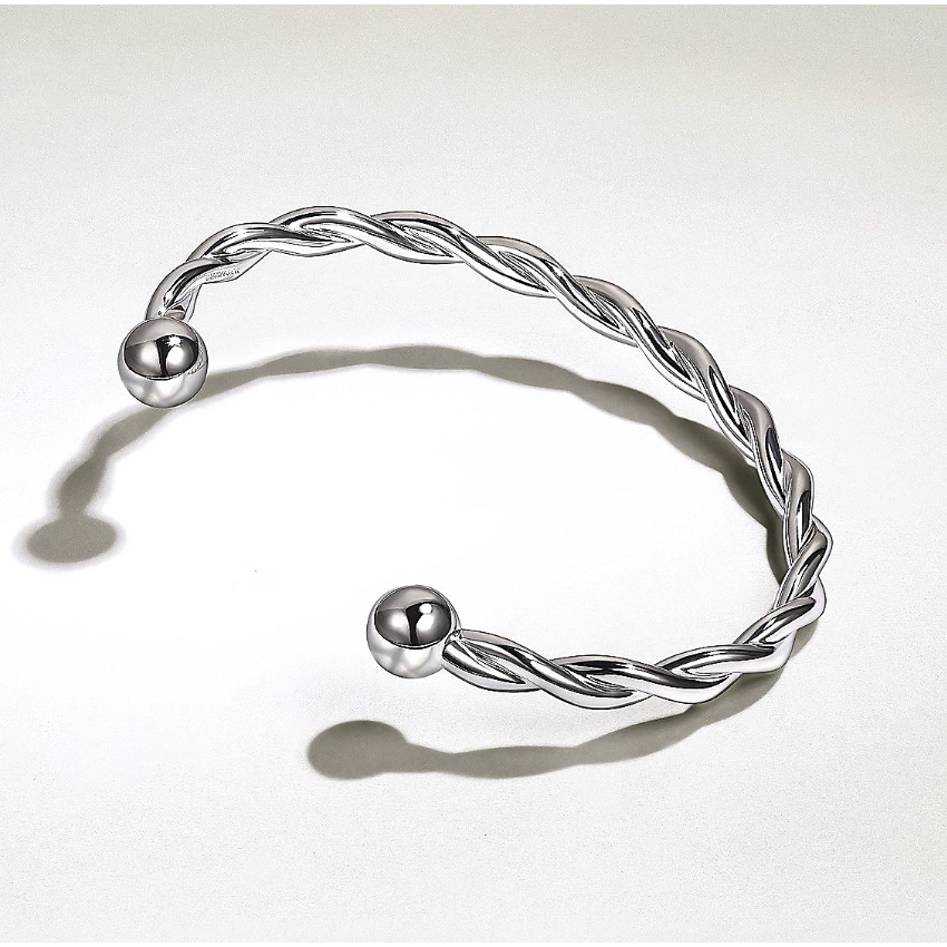 Sterling Silver Make a Wish Cuff Bracelet