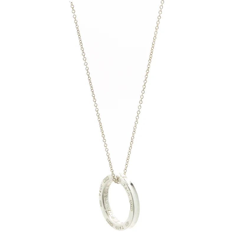 vintage art deco engagement ring Tiffany & Co. Sterling Silver 1837 Cirlce Necklace vintage art deco engagement ring Tiffany & Co. Sterling Silver 1837 Cirlce Necklace