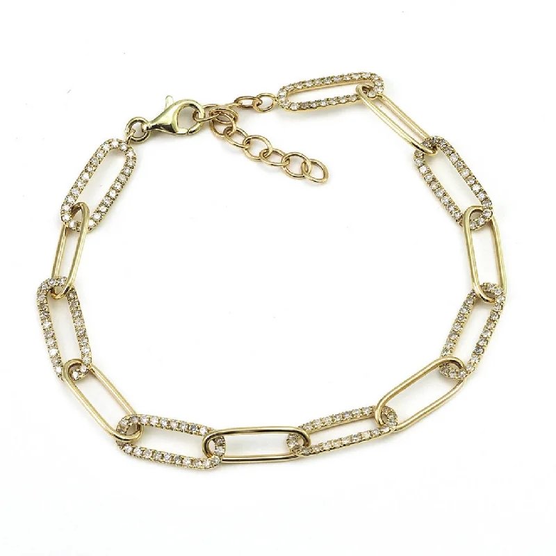 gold daisy stud earrings Yellow Gold Diamond Fashion Bracelet