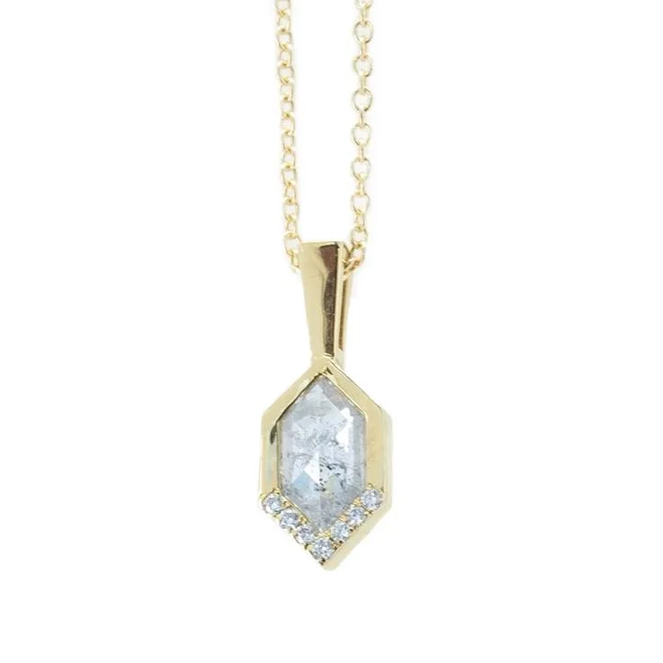 real zircon gemstone bracelet 0.81ct Rosecut Salt and Pepper Diamond Necklace in 14k Yellow Gold real zircon gemstone bracelet 0.81ct Rosecut Salt and Pepper Diamond Necklace in 14k Yellow Gold