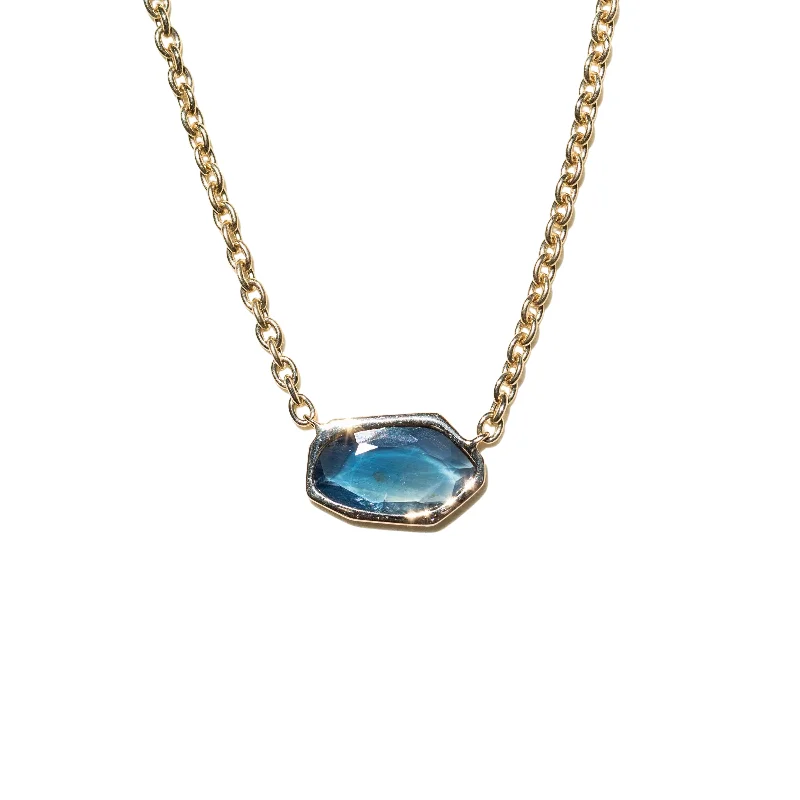 gold and turquoise statement ring 1.11ct Sapphire Bezel Set Necklace in 14k Yellow Gold gold and turquoise statement ring 1.11ct Sapphire Bezel Set Necklace in 14k Yellow Gold