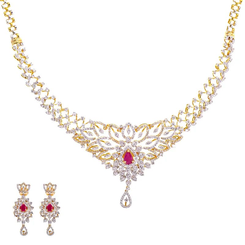 celestial star ring gold 18K Gold Diamond Jewelry Set (48.6gm)