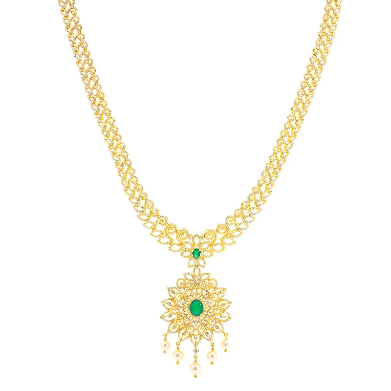 gothic bat ring sterling silver 22K Yellow Gold, Emerald, Pearl & CZ Necklace (119.8gm) gothic bat ring sterling silver 22K Yellow Gold, Emerald, Pearl & CZ Necklace (119.8gm)