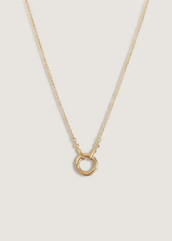 luxury emerald ring platinum Annex Charm Necklace