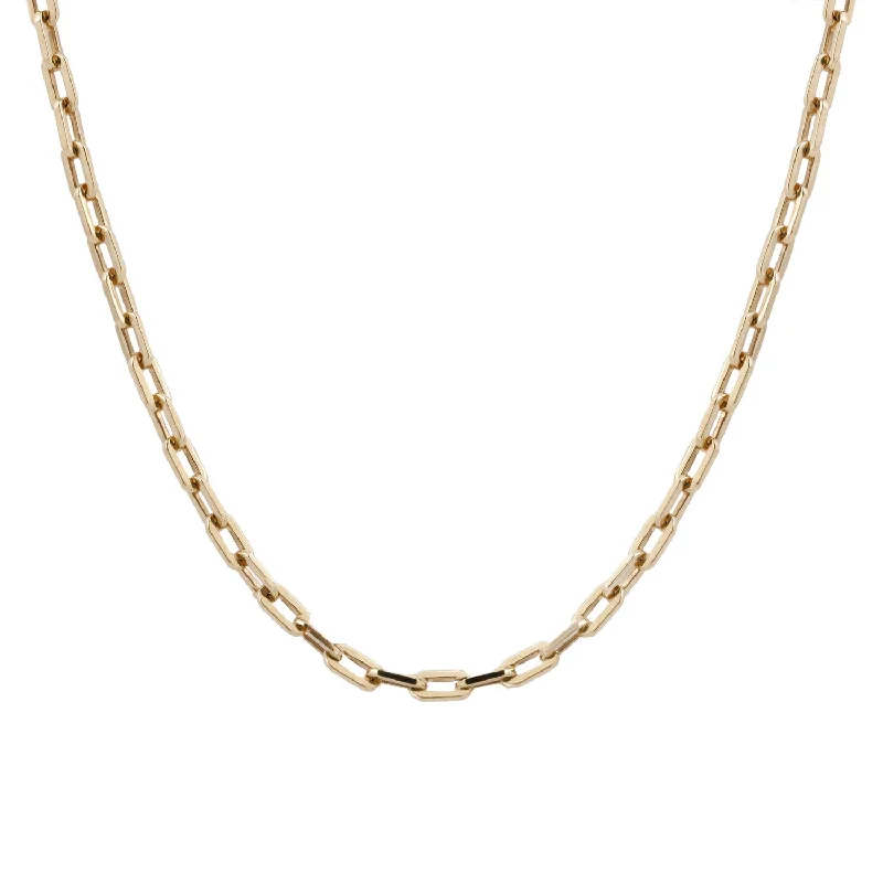 hammered gold stacking rings Classic Link Necklace
