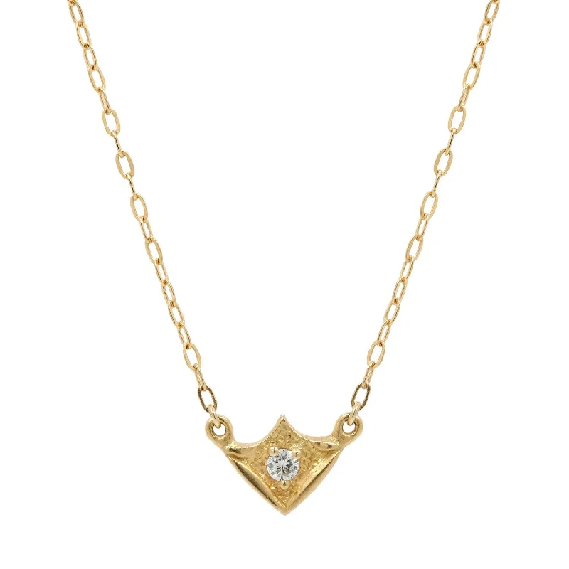 celestial moon and star necklace Diamond Vault Necklace