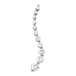 gold-plated chain necklace with charms Fashion Diamond Pendant