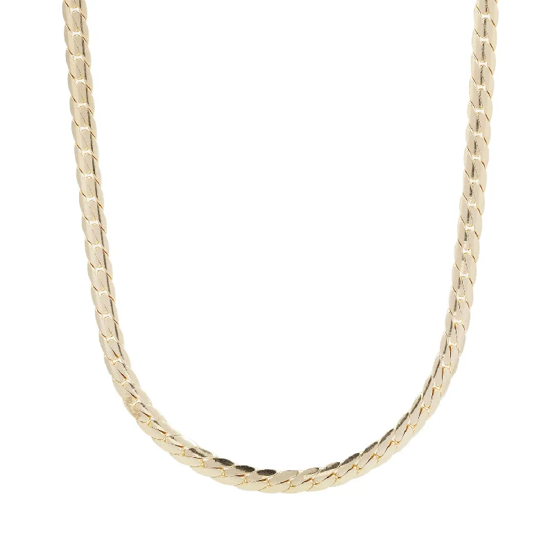 dainty gemstone drop earrings Sol Herringbone Chain