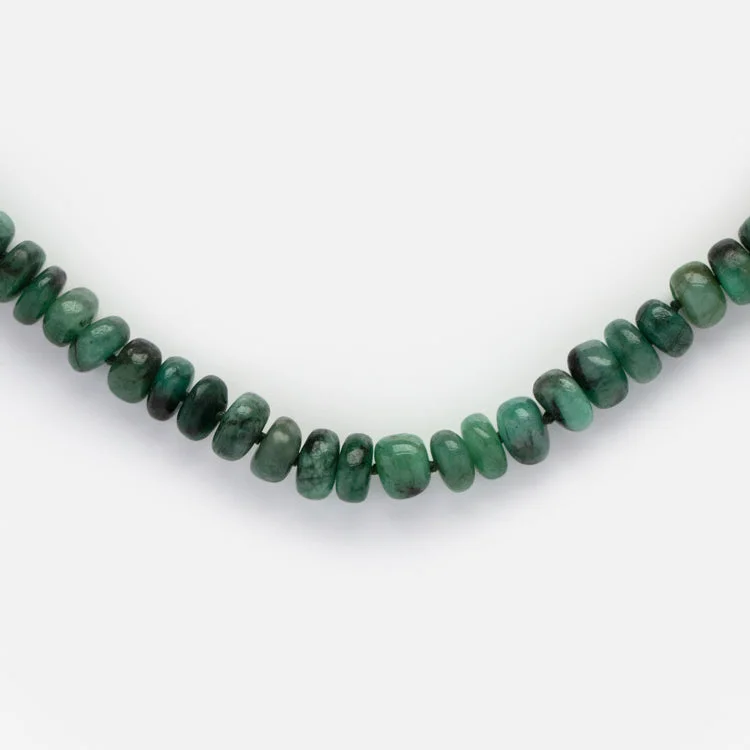 sterling silver herringbone chain Knotted Gemstone Necklace