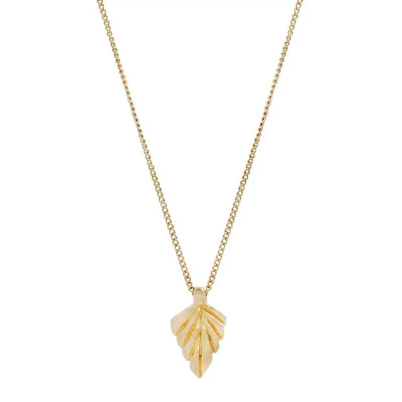 emerald cut diamond wedding ring Palm Pendant Gold Necklace